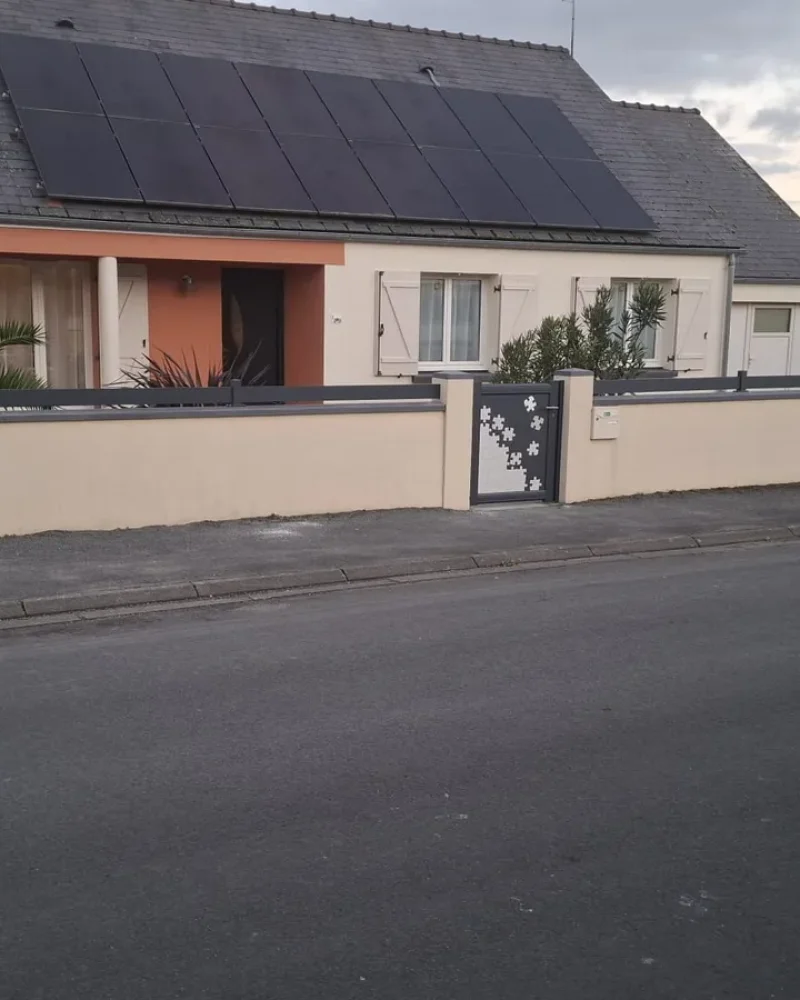 Réalisation de portails par CD menuiserie, menuisier à Erdre-en-Anjou