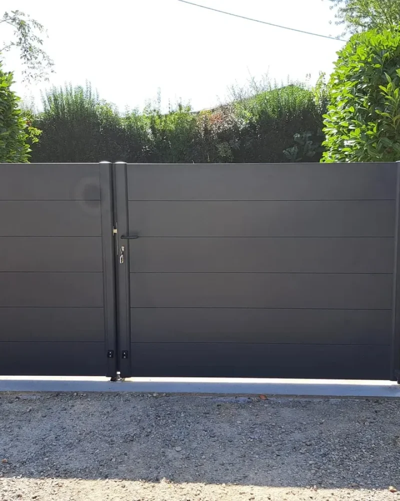 Réalisation de portails par CD menuiserie, menuisier à Erdre-en-Anjou