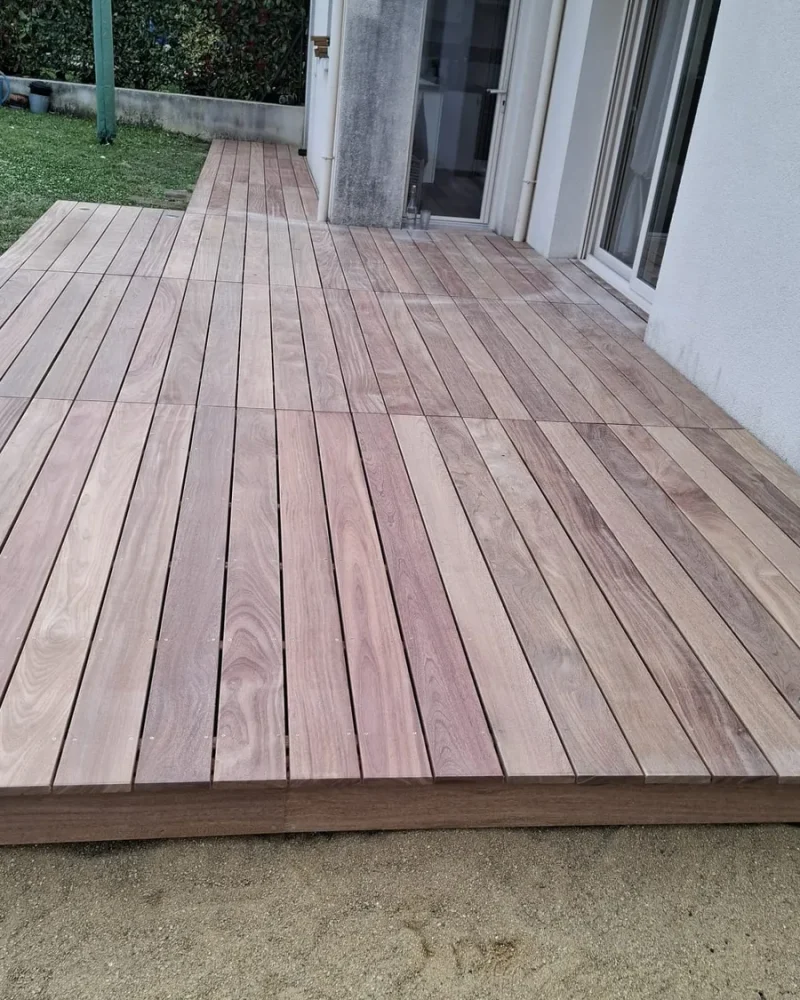 Réalisation de terrasse par CD menuiserie, menuisier à Erdre-en-Anjou