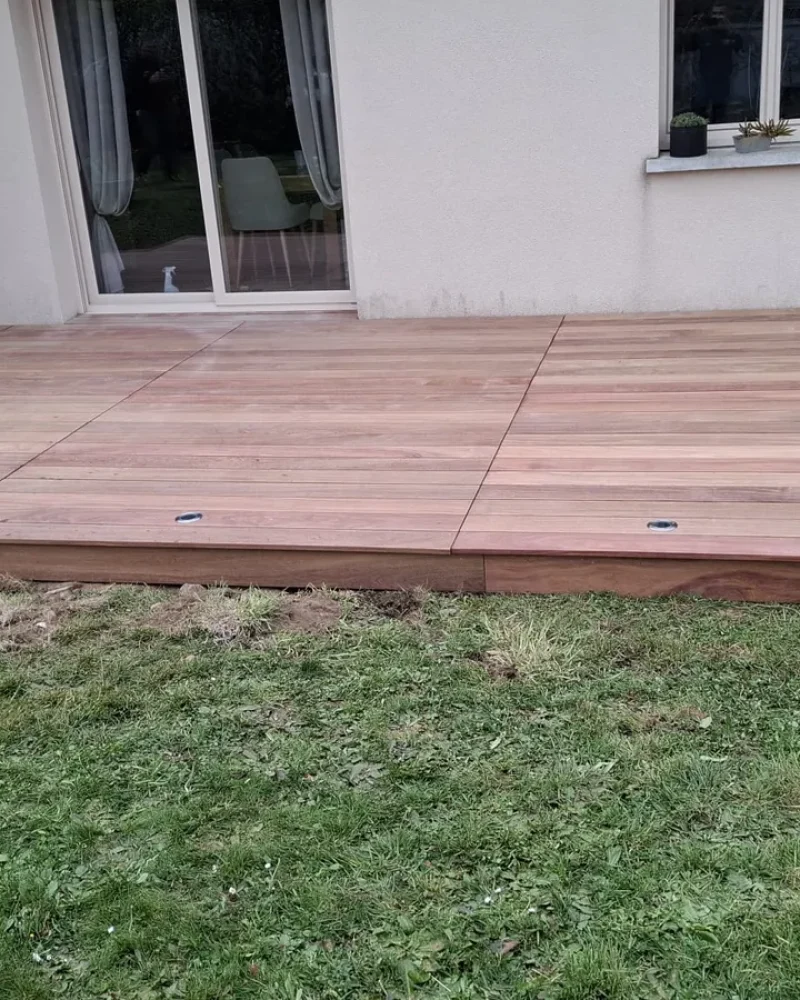 Réalisation de terrasse par CD menuiserie, menuisier à Erdre-en-Anjou